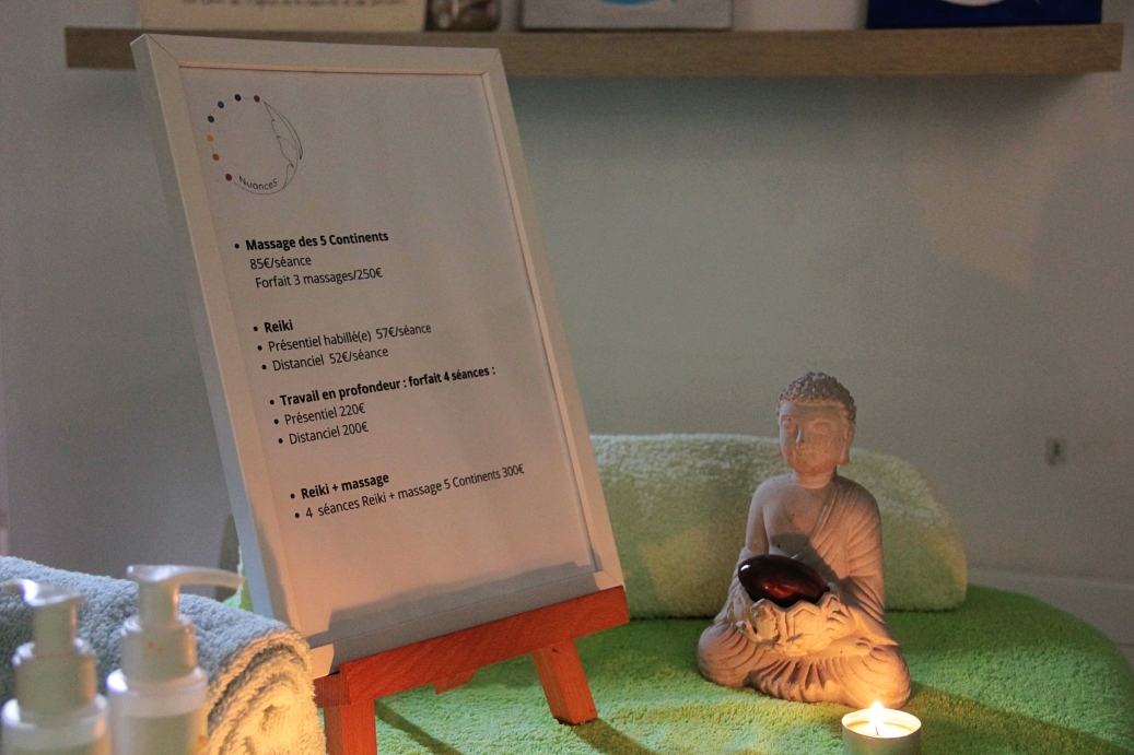 Forfait Reiki + Massage
